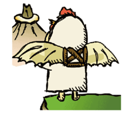 I'm not Chicken Little! sticker #10624773