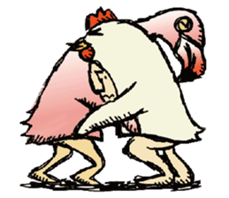 I'm not Chicken Little! sticker #10624774