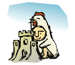 I'm not Chicken Little! sticker #10624775