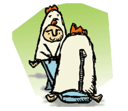 I'm not Chicken Little! sticker #10624776