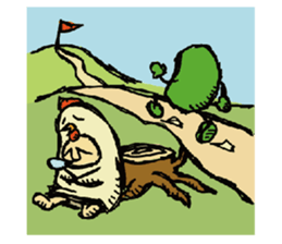 I'm not Chicken Little! sticker #10624778