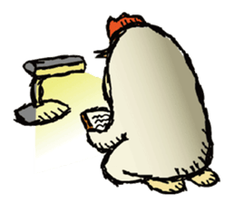 I'm not Chicken Little! sticker #10624780