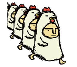 I'm not Chicken Little! sticker #10624786