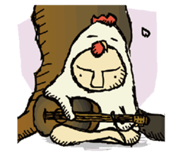 I'm not Chicken Little! sticker #10624790