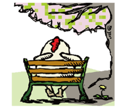 I'm not Chicken Little! sticker #10624798