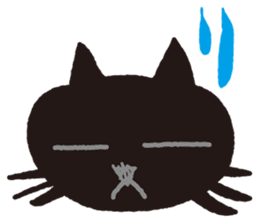 "NEKOTAN" of the black cat sticker #10625011