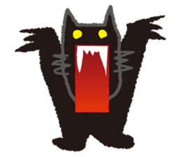"NEKOTAN" of the black cat sticker #10625015