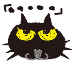 "NEKOTAN" of the black cat sticker #10625018
