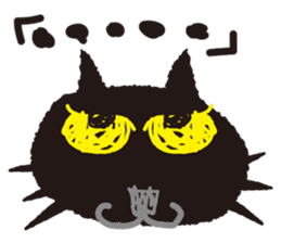 "NEKOTAN" of the black cat sticker #10625018