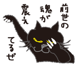 "NEKOTAN" of the black cat sticker #10625038