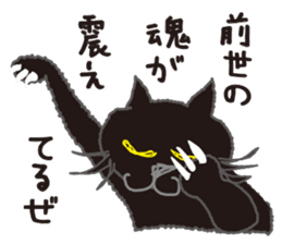 "NEKOTAN" of the black cat sticker #10625038