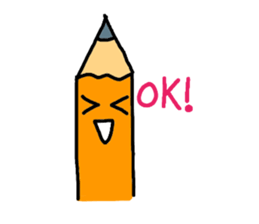 simple pencil sticker #10625810