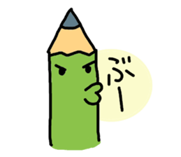 simple pencil sticker #10625815