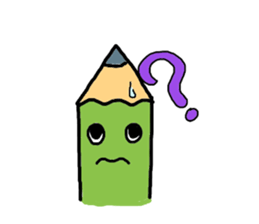 simple pencil sticker #10625817