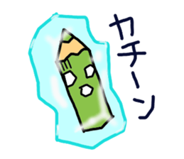 simple pencil sticker #10625818