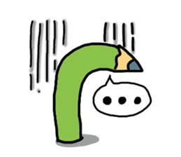 simple pencil sticker #10625819
