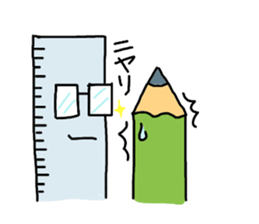 simple pencil sticker #10625823