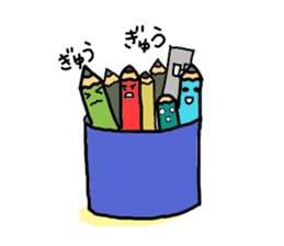 simple pencil sticker #10625824