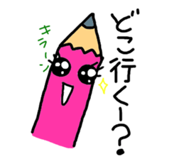 simple pencil sticker #10625826