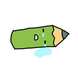 simple pencil sticker #10625835