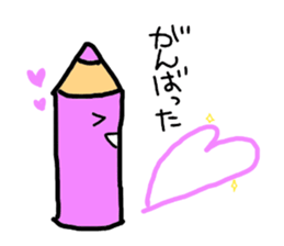 simple pencil sticker #10625842