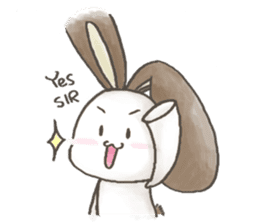 Lapin Balle sticker #10626701