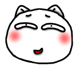 Strange cat Sticker sticker #10626896