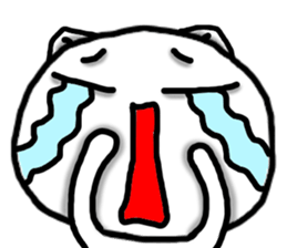 Strange cat Sticker sticker #10626907