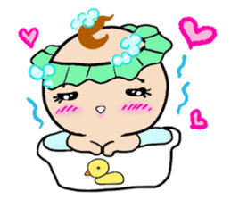 Baby drawing. Expression of feeling. sticker #10627160