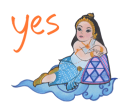 NiyomThai Go Inter ver.4 Little Angel sticker #10627561