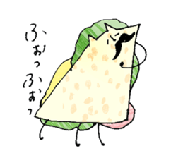 Sandwich cat sticker #10628251