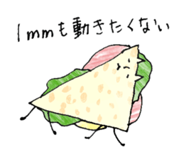 Sandwich cat sticker #10628253