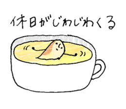 Soup and bread sticker #10628410