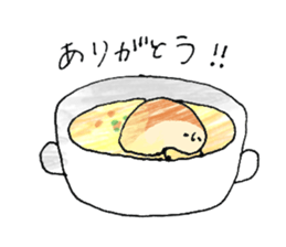 Soup and bread sticker #10628421