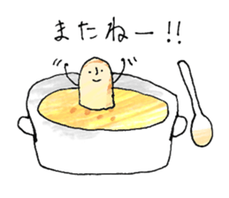 Soup and bread sticker #10628426