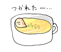 Soup and bread sticker #10628435