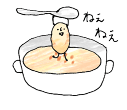 Soup and bread sticker #10628438