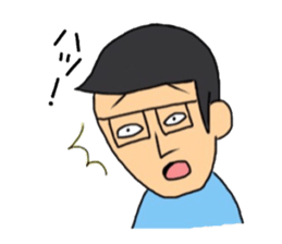 Mr.glasses! sticker #10628526