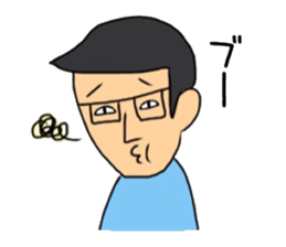 Mr.glasses! sticker #10628549