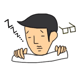 Mr.glasses! sticker #10628551