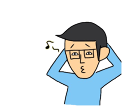 Mr.glasses! sticker #10628555