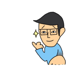 Mr.glasses! sticker #10628556