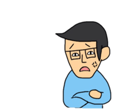 Mr.glasses! sticker #10628558