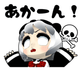 Panda girl Japan Kansai dialect sticker #10630380