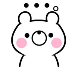 bear and  of the Yamaguchi dialect sticker #10630545