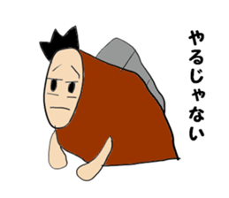 Invective human face fish Messi sticker #10630656