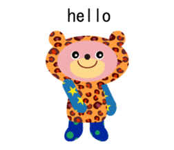 An animal wearing a costume. sticker #10631153