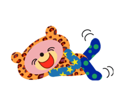 An animal wearing a costume. sticker #10631155