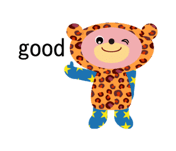 An animal wearing a costume. sticker #10631160