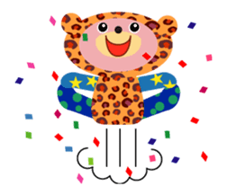 An animal wearing a costume. sticker #10631161